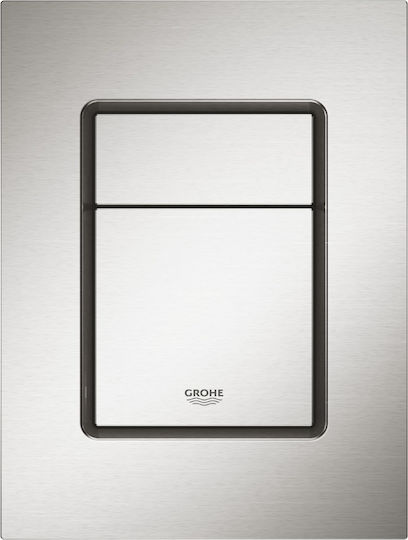 Grohe Skate Cosmopolitan S Πλακέτα για Καζανάκια Διπλής Λειτουργίας Inox Polished Nickel Polished Nickel