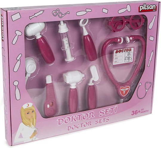 Pilsan Kinder Medizinisches Set 03232 Set Medizinischer 03232 für 3+ Jahre 9 Stück