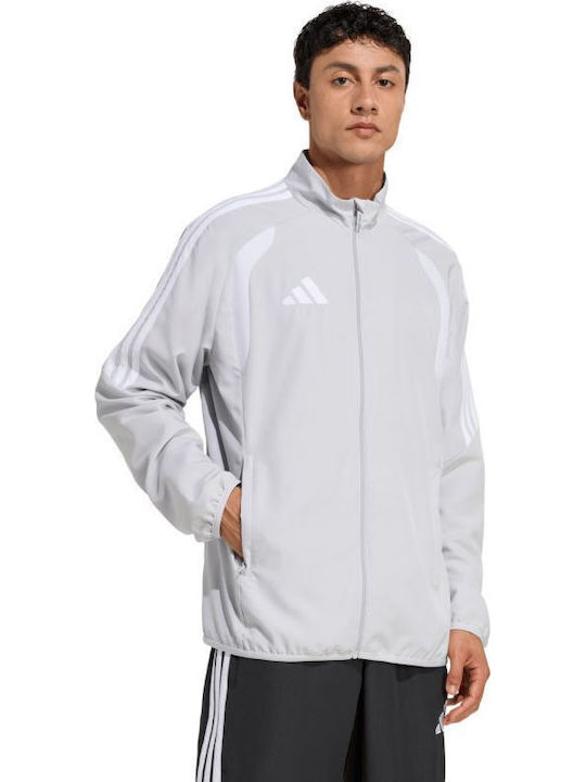 Tiro Sweatshirt with Hood Light Gray