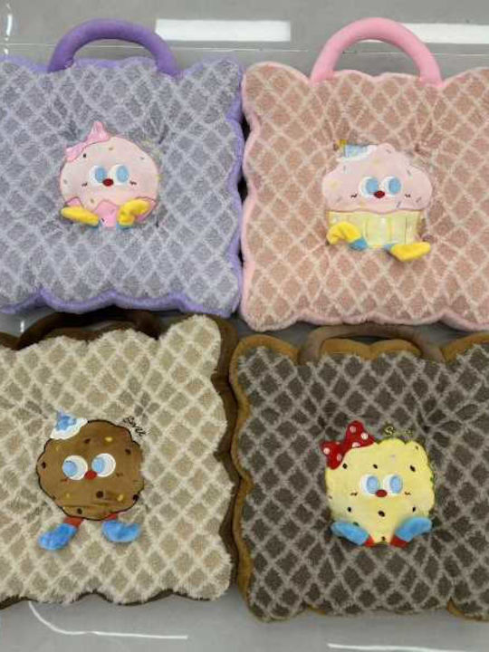 Kids Decorative Pillow Brown 40x40cm