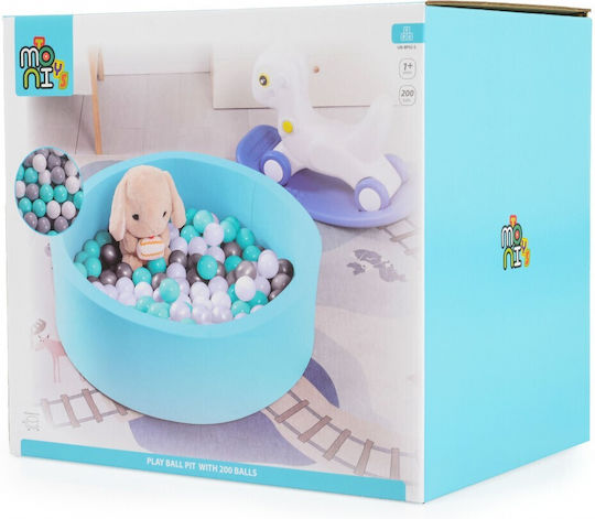 Moni Ball Pit 90x90x30cm. for 1+ Years Years Blue
