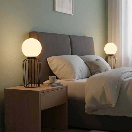 GloboStar Διακοσμητικό Φωτιστικό E27 16x16x40εκ.