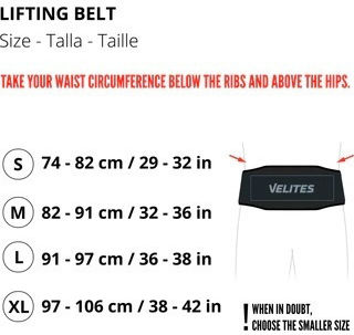 Strength Belt Velites Orange White