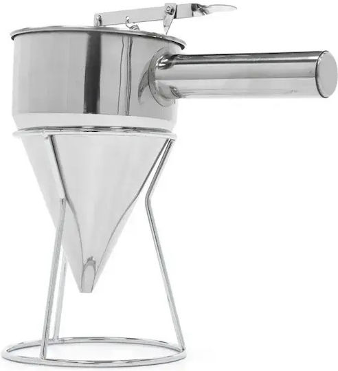 Stainless Distributor for Loukoumades Mixture 13×22×13 Cm