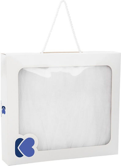 Kikka Boo Kikka Boo Baby Mosquito Net for Crib The Fish Panda made of Tulle Light Blue 540x540x200cm