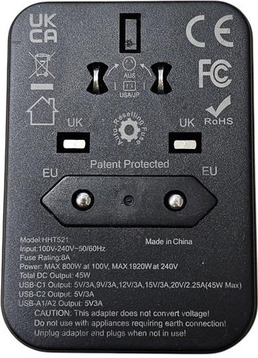 Încărcător Adaptor Priză din Anglia în Universal