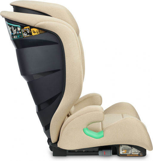 Caretero Nimbus Baby Car Seat High-back Booster i-Size with Isofix Camel