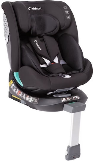 Kidnort Radjur Καθισματάκι Αυτοκινήτου i-Size με Isofix Μαύρο