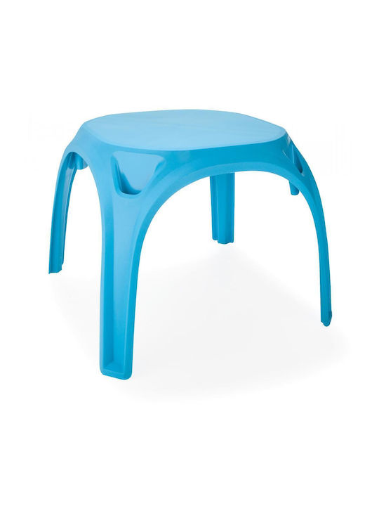 Kinder Tischset mit Stühlen aus Plastik Blau Pilsan