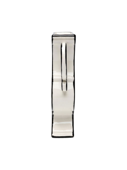 Kare Design Διακοσμητικό Βάζο Γυάλινο Μαύρο 23xΥ23.5cm