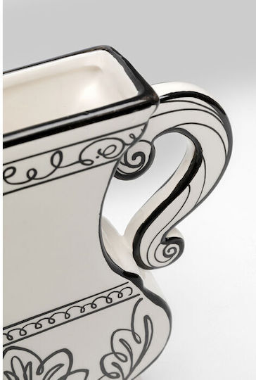 Kare Design Διακοσμητικό Βάζο Glas Schwarz 23x23.5cm 1Stück