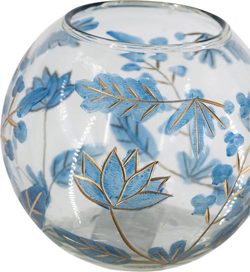 Artekko Decorative Vase Aphelios Transparent 14x12.5x14cm