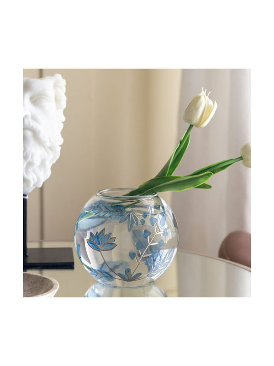 Artekko Decorative Vase Aphelios Transparent 14x12.5x14cm