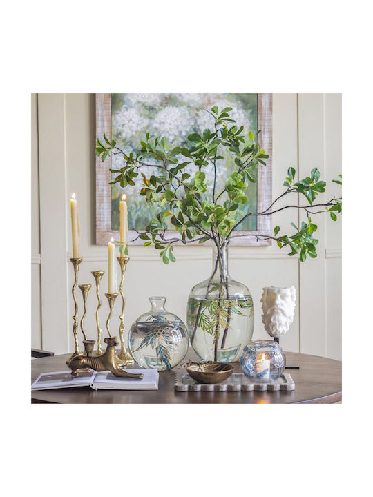 Artekko Decorative Vase Aphelios Transparent 14x12.5x14cm