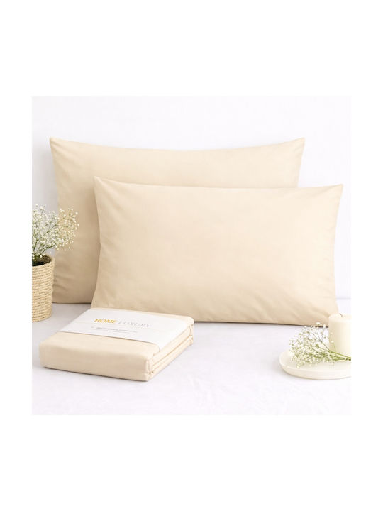 My Home Luxury Kissenbezug-Set Cream 50x70cm.