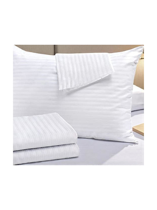 Linea Home Σετ Μαξιλαροθήκες Λευκό 52x72εκ.
