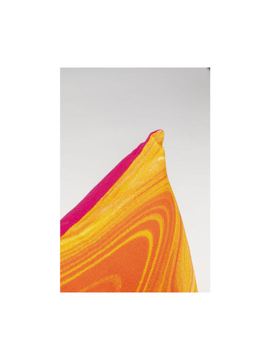Kare Design Μαξιλάρι Καναπέ Flashy Ροζ/πορτοκαλί 40x40εκ.