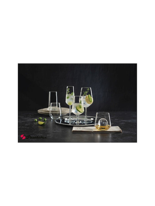 Pasabahce Allegra Glass for White and Red Wine made of Glass in Red Color 100ml