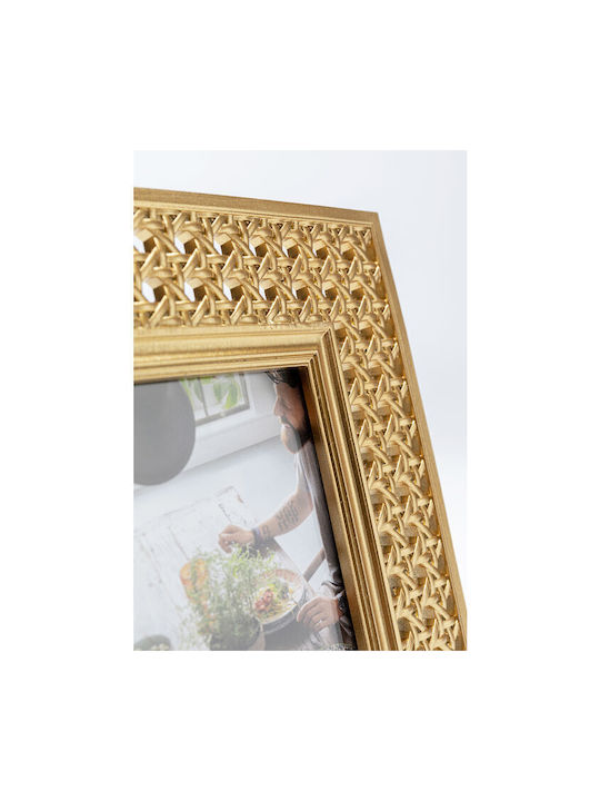 Kare Design Wooden Photo Frame With Gold Frame