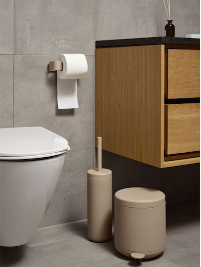 Zone Denmark Ceramică Coș de gunoi pentru baie Maro