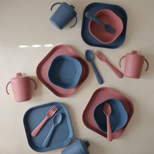 Mushie Baby Food Bowl Twilight Pink 2pcs
