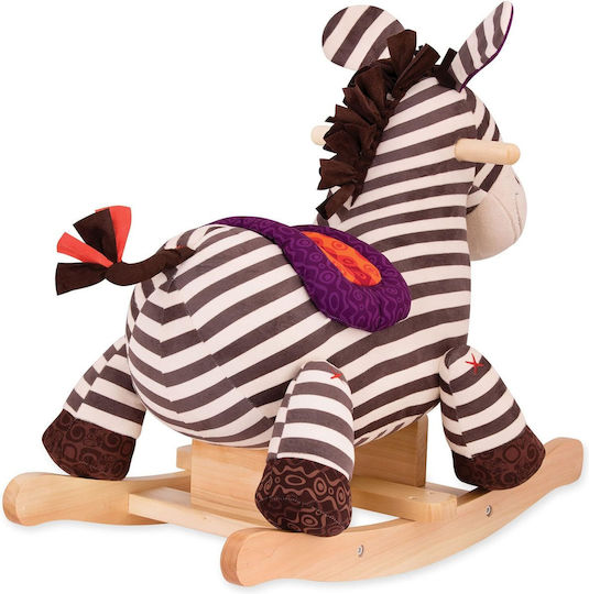 B.Toys Клатещо се конче зебра Качулка Играчка Ηорс за 18++ месеца Многоцветен