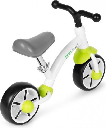 Ecotoys Детски велосипед за баланс Зелен