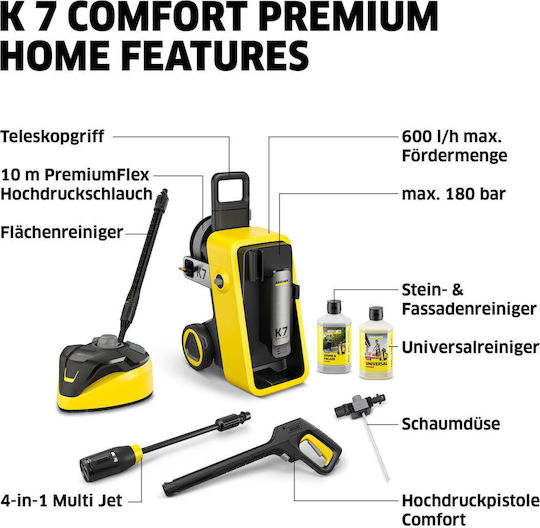 Karcher K 7 Comfort Premium Πλυστικό Ρεύματος 3000W με Πίεση 180bar