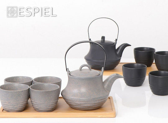 Espiel Teeset Keramik Gray 6Stück