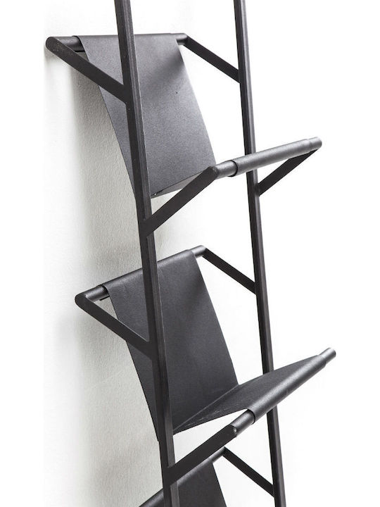 Kare Design Exposition Metallic Magazine Rack Black 39.5cm