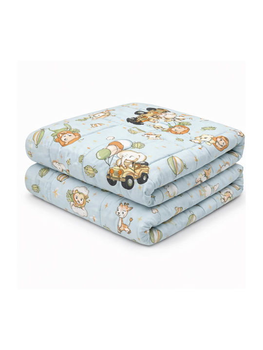 Astron Italy Happy Zoo Γαλάζιο 140x110cm 72545