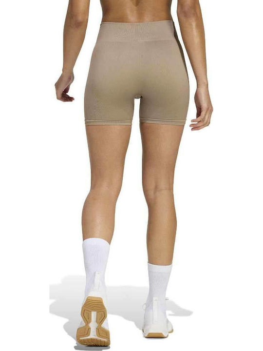 adidas Women's Leggings Shorts Brown