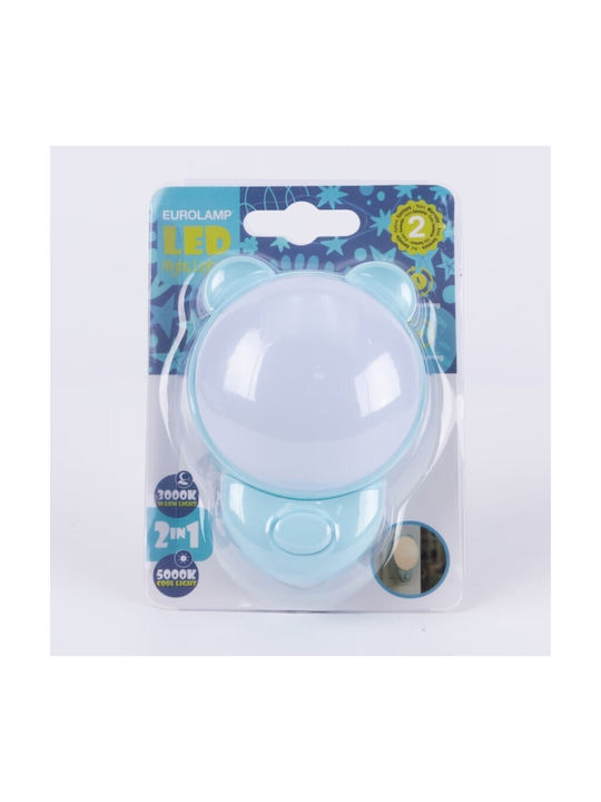 Eurolamp Nursery Night Light LED Power Blue Cold