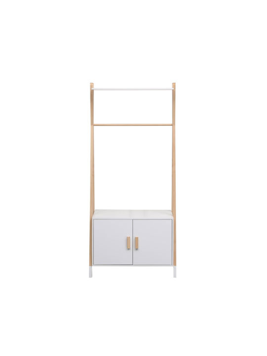 Freebox Wooden Kids Wall Hanger with Hooks