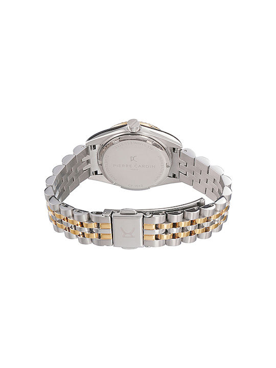 Pierre Cardin Women's Watch 28mm Battery with Silver Stainless Steel Bracelet