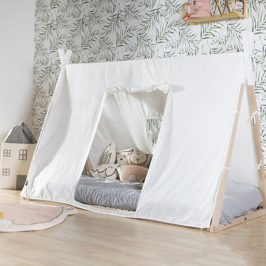 Vordach & Bett-Zelt Bett Tipi Zelt Wei 200x90cm BR74320 | Skroutz Germany