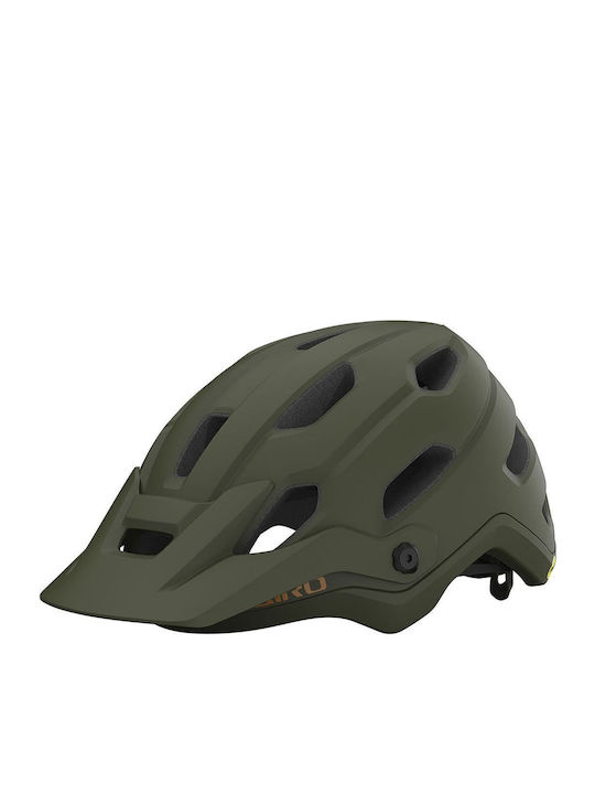 Giro Каска за колоездене Mountain с MIPS защита Зелен