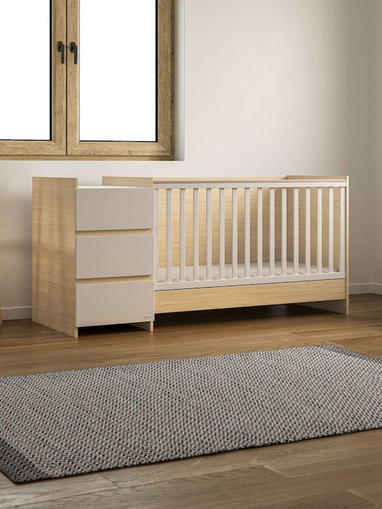 Casababy Polymorphe Wiege Combo Beige mit Schublade