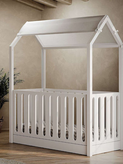Casababy Polymorphische Montessori Babybett La Maison Weiß
