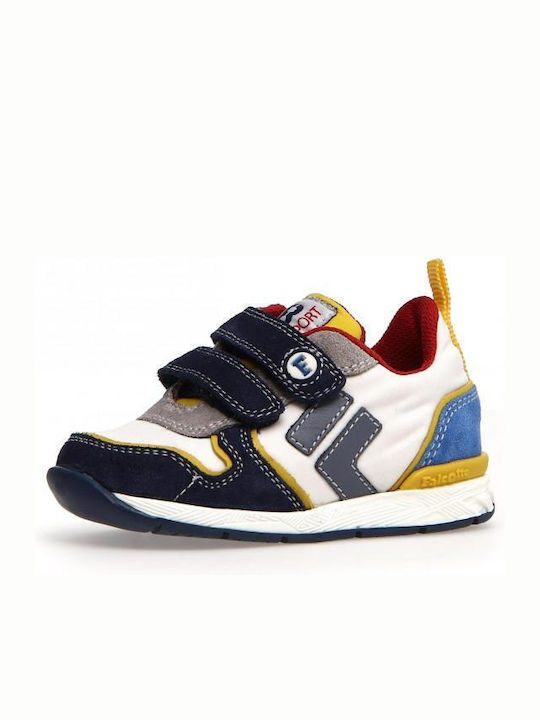 Hack 2 Παιδικά Sneakers Ανατομικά με Σκρατς Λευκά