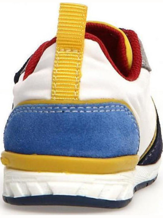 Hack 2 Παιδικά Sneakers Ανατομικά με Σκρατς Λευκά