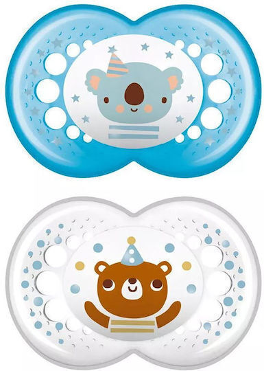 Mam Orthodontic Pacifiers Silicone Celebrations - N/A for 16+ months 2pcs