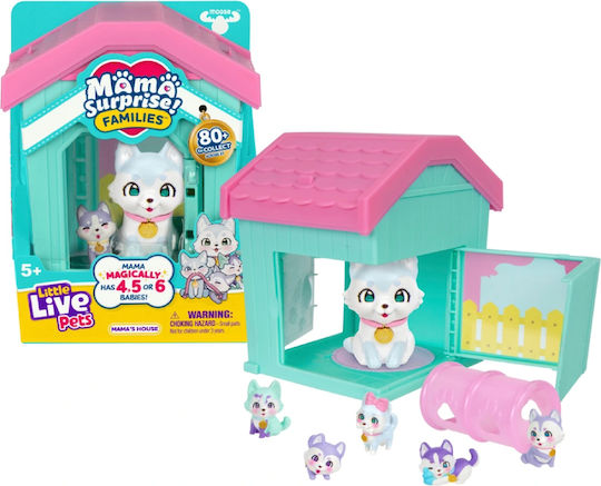 Jucărie Miniatură Mama Surprise Families Mamas Micile animale de companie vii pentru 5+ Ani