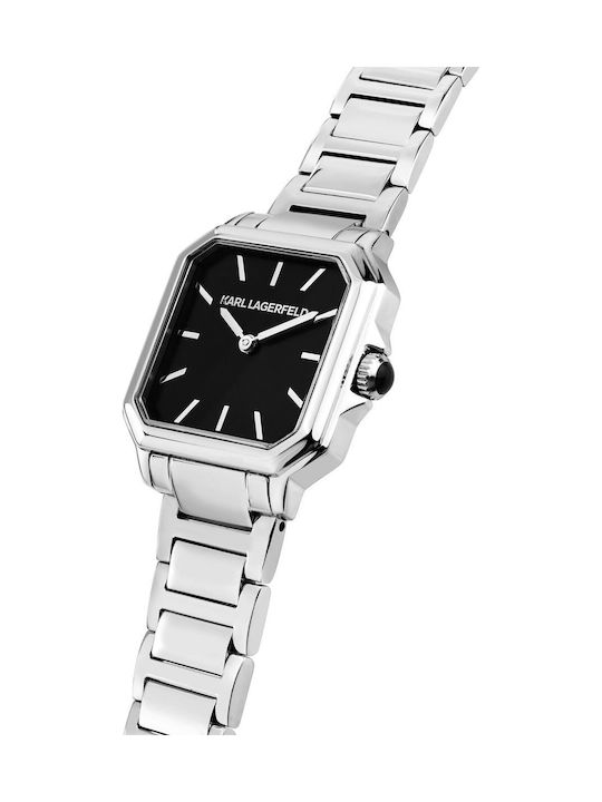 Karl Lagerfeld Women's Watch with Silver Metal Bracelet
