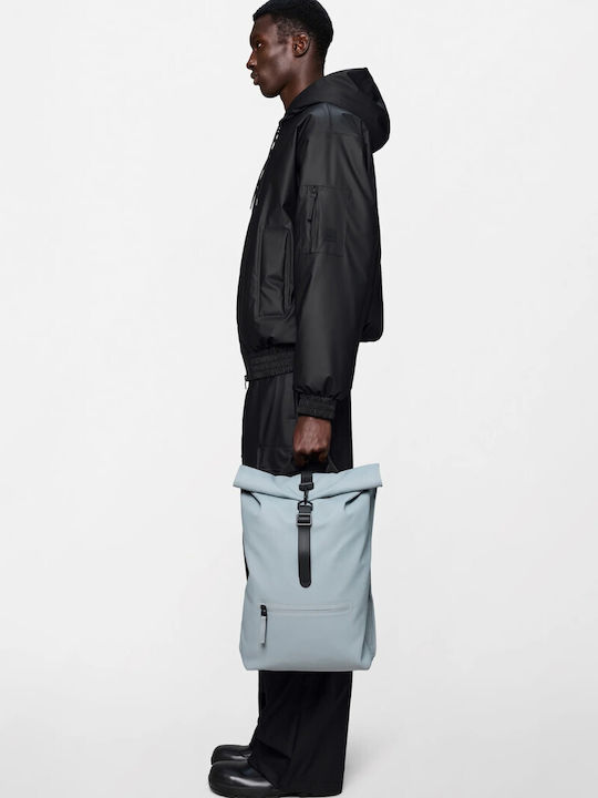 Rains Rolltop Rucksack Γαλάζιο