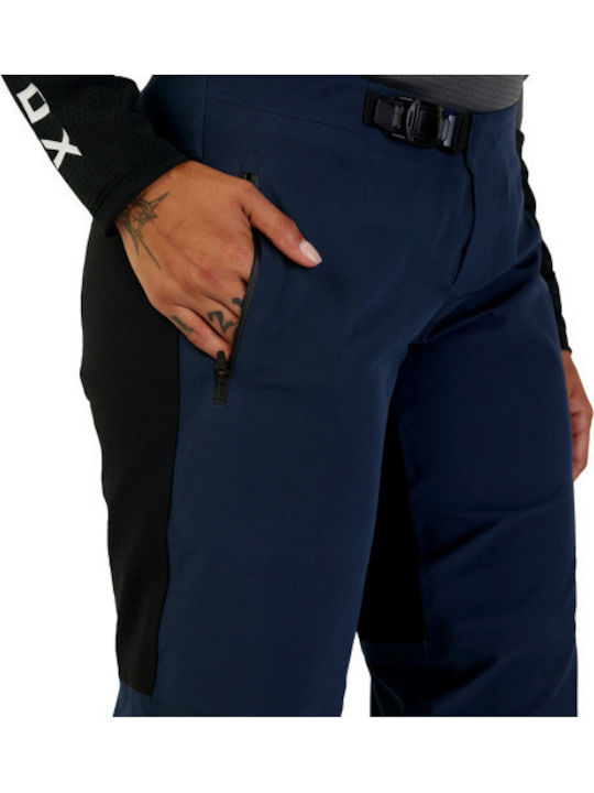 Fox Defend Pantalon de ciclism pentru femei Albastru