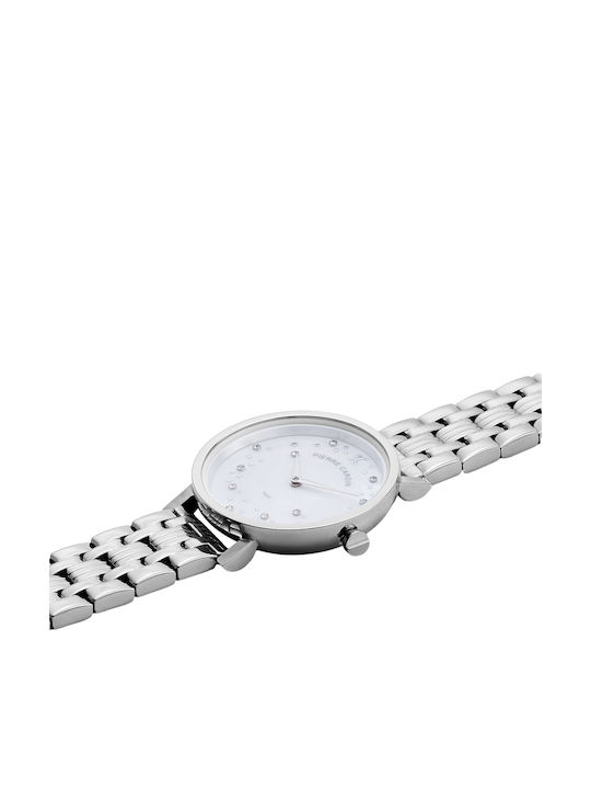 Pierre Cardin Women's Watch with Silver Metal Bracelet