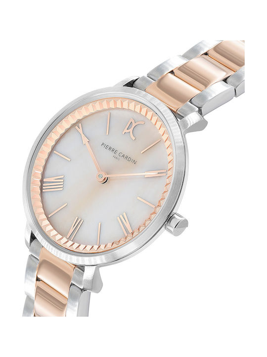 Pierre Cardin Women's Watch with Silver Metal Bracelet