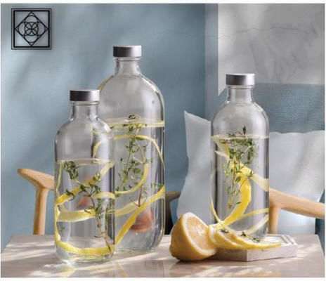 Espiel Iconic Flasche Wasser Glas mit Schraubverschluss Transparent 360ml Espiel Iconic Flasche Wasser Glas mit Schraubverschluss Transparent 360ml