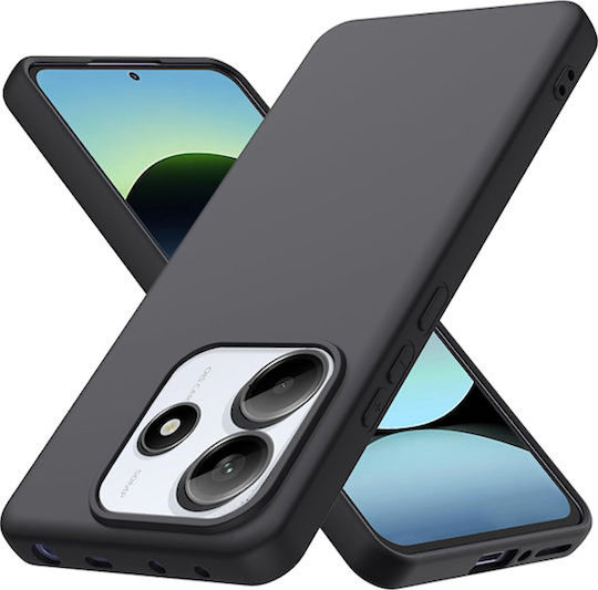 Senso Liquid Back Cover Silicon Negru (Poco M7 Pro)